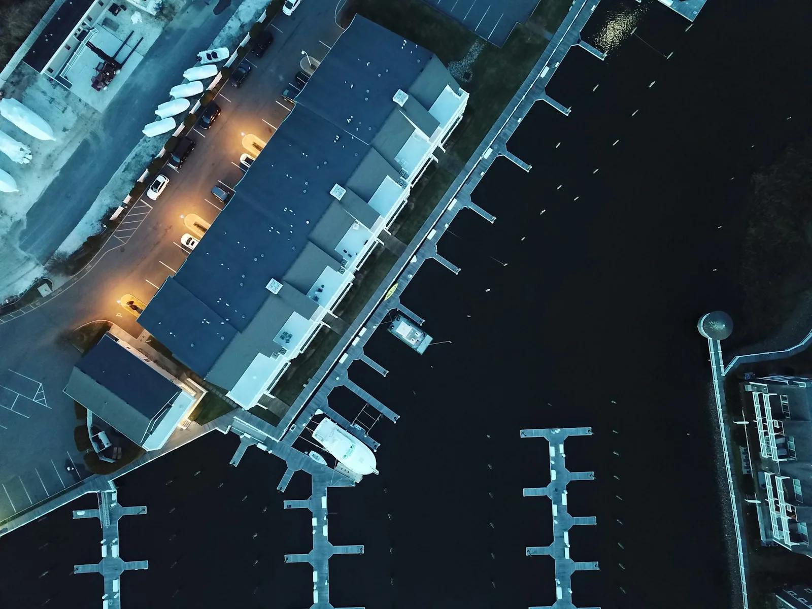 aerial photo of city